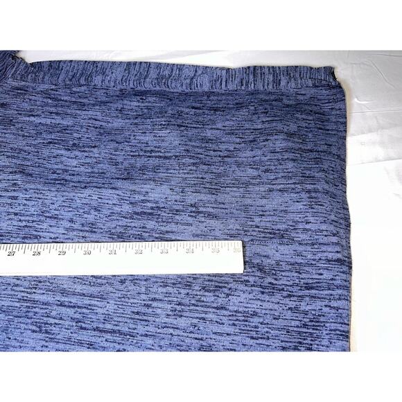 ATHLETA Sweatshirt Size S Blue Heathered Techie Blissful Hooded Poncho Pullover - Picture 11 of 16